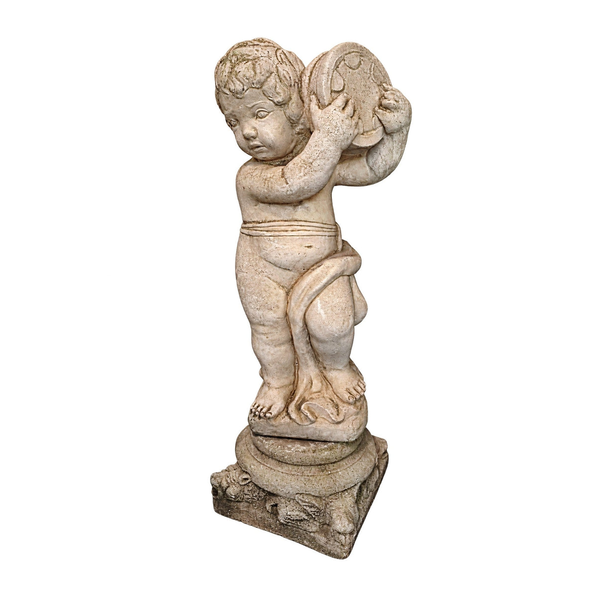 2 Figuras Angel con pedestal – MS-00042 (2)