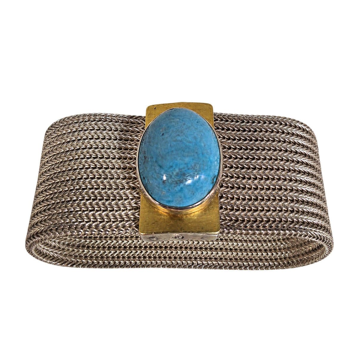 Brazalete con turquesa - Mercurio Subastas
