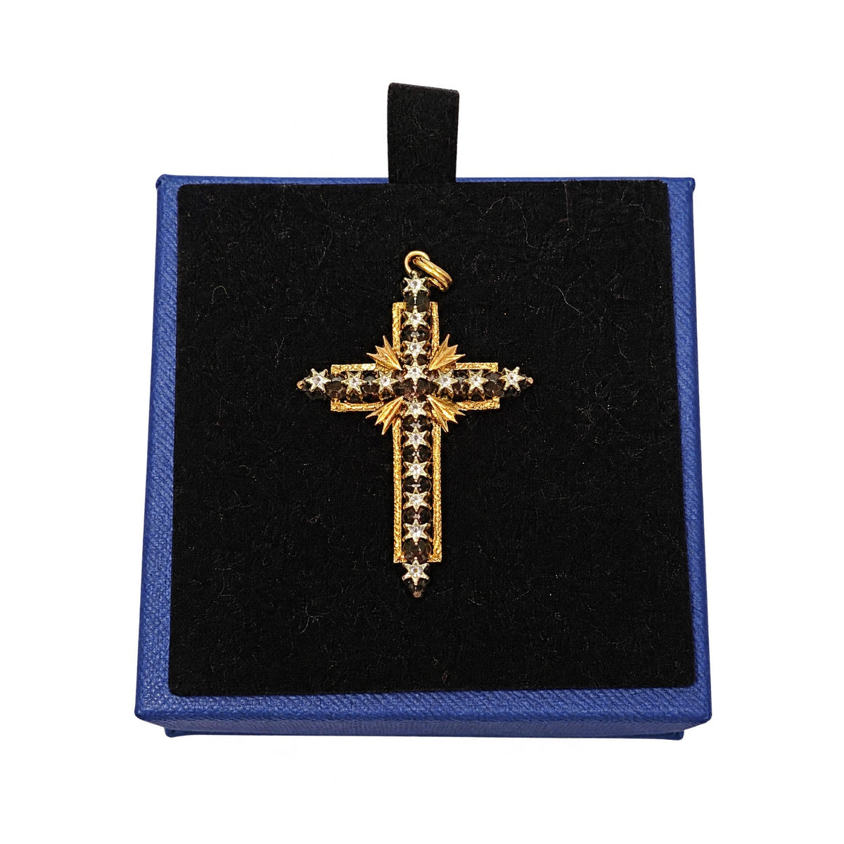 Colgante Crucifijo Oro con Espinelli - Mercurio Subastas