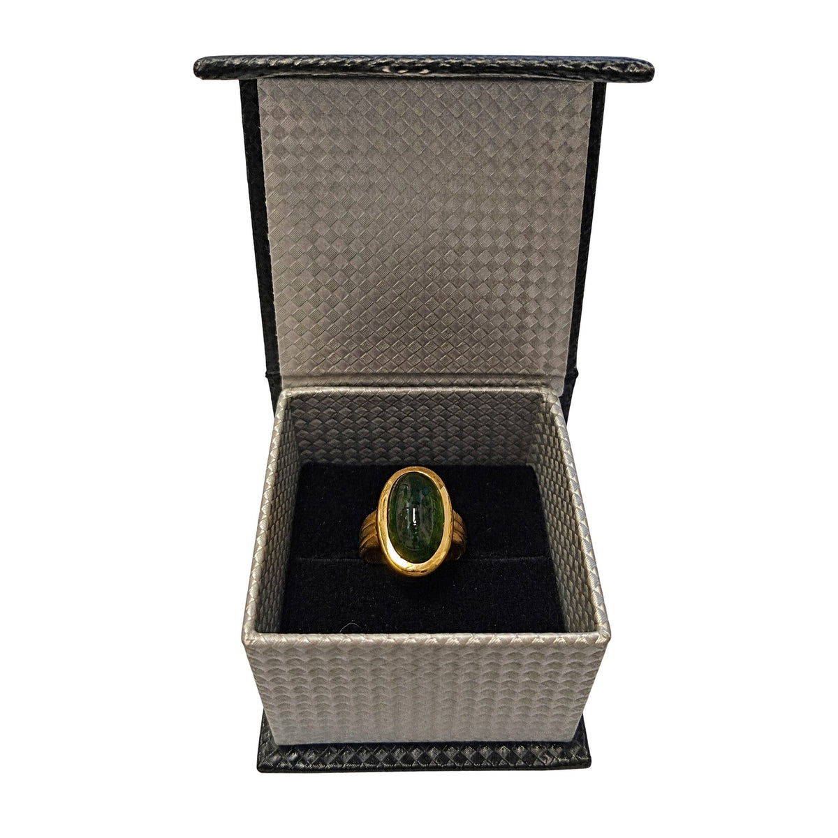 Anillo Oro con Turmalino - Mercurio Subastas
