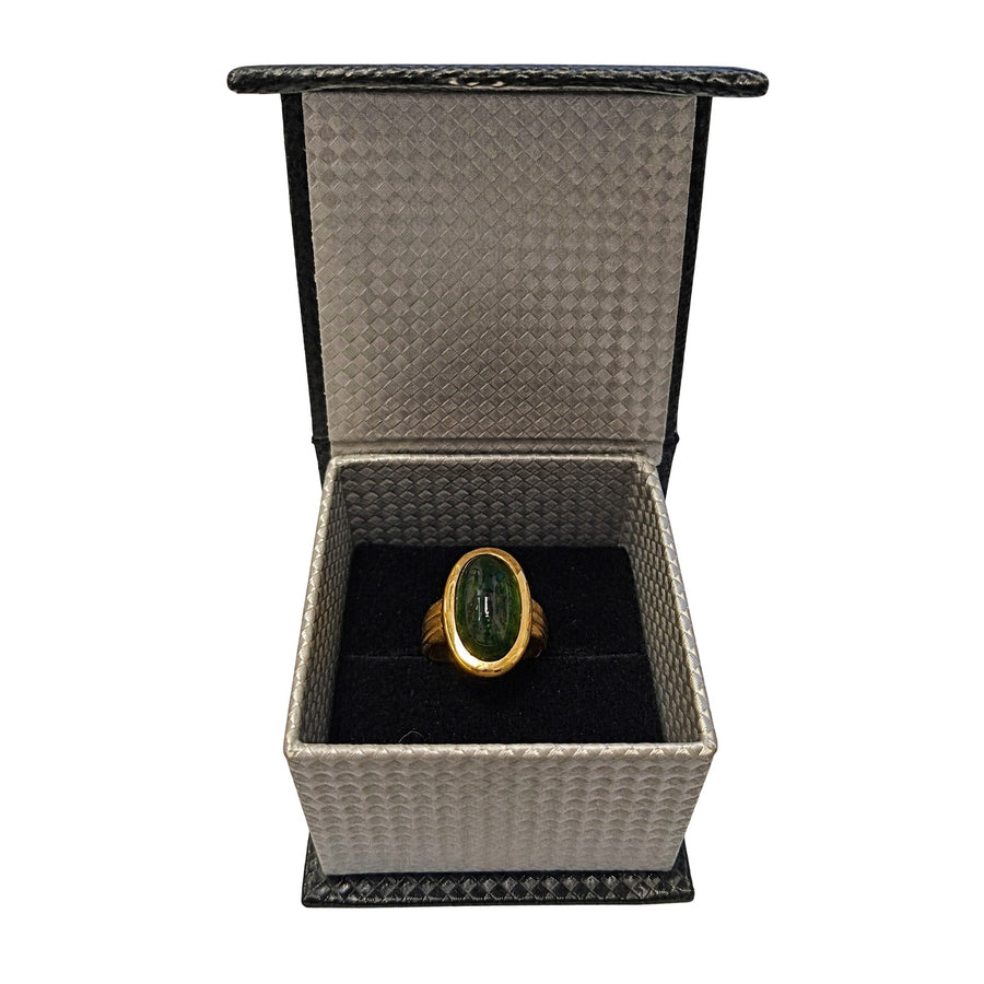 Anillo Oro con Turmalino