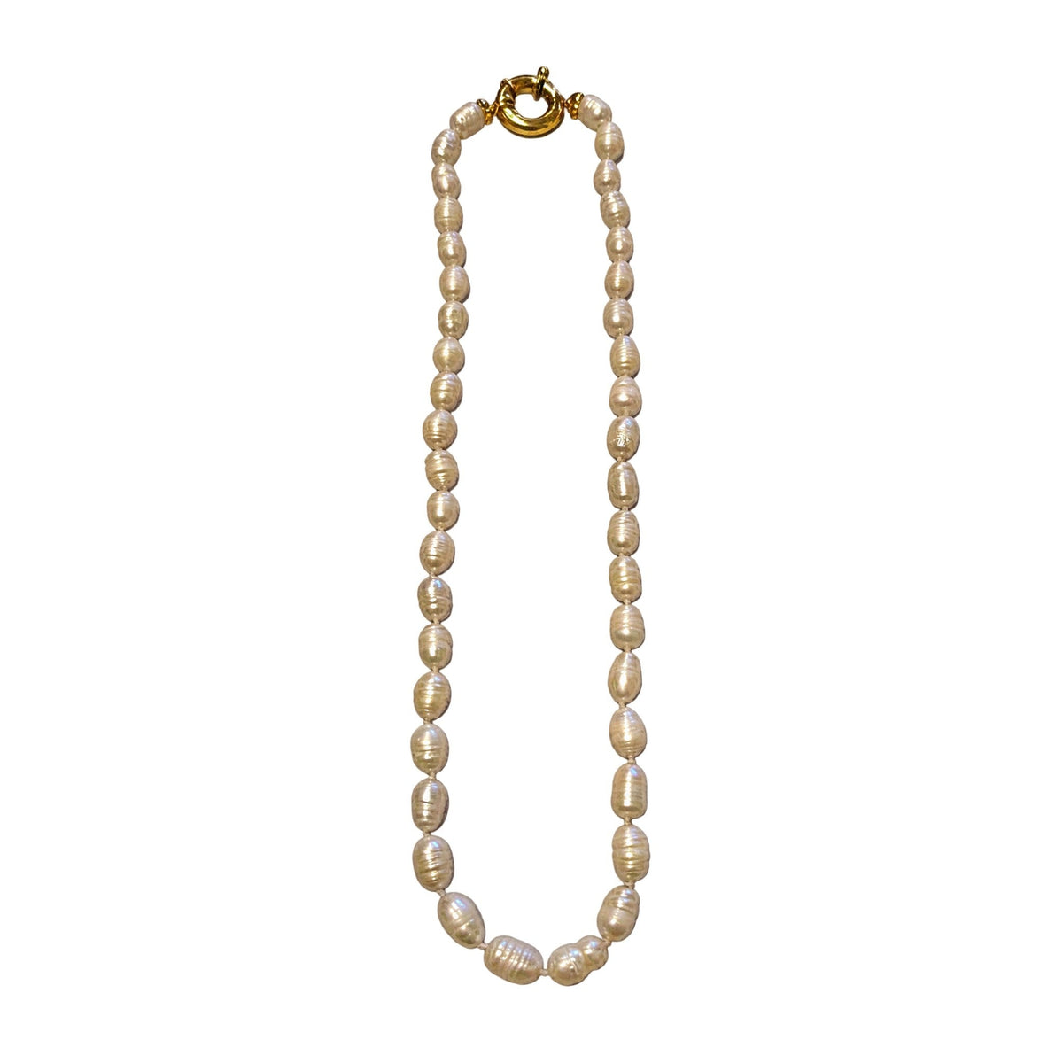 Collar de Perlas con Cierre Oro - Mercurio Subastas