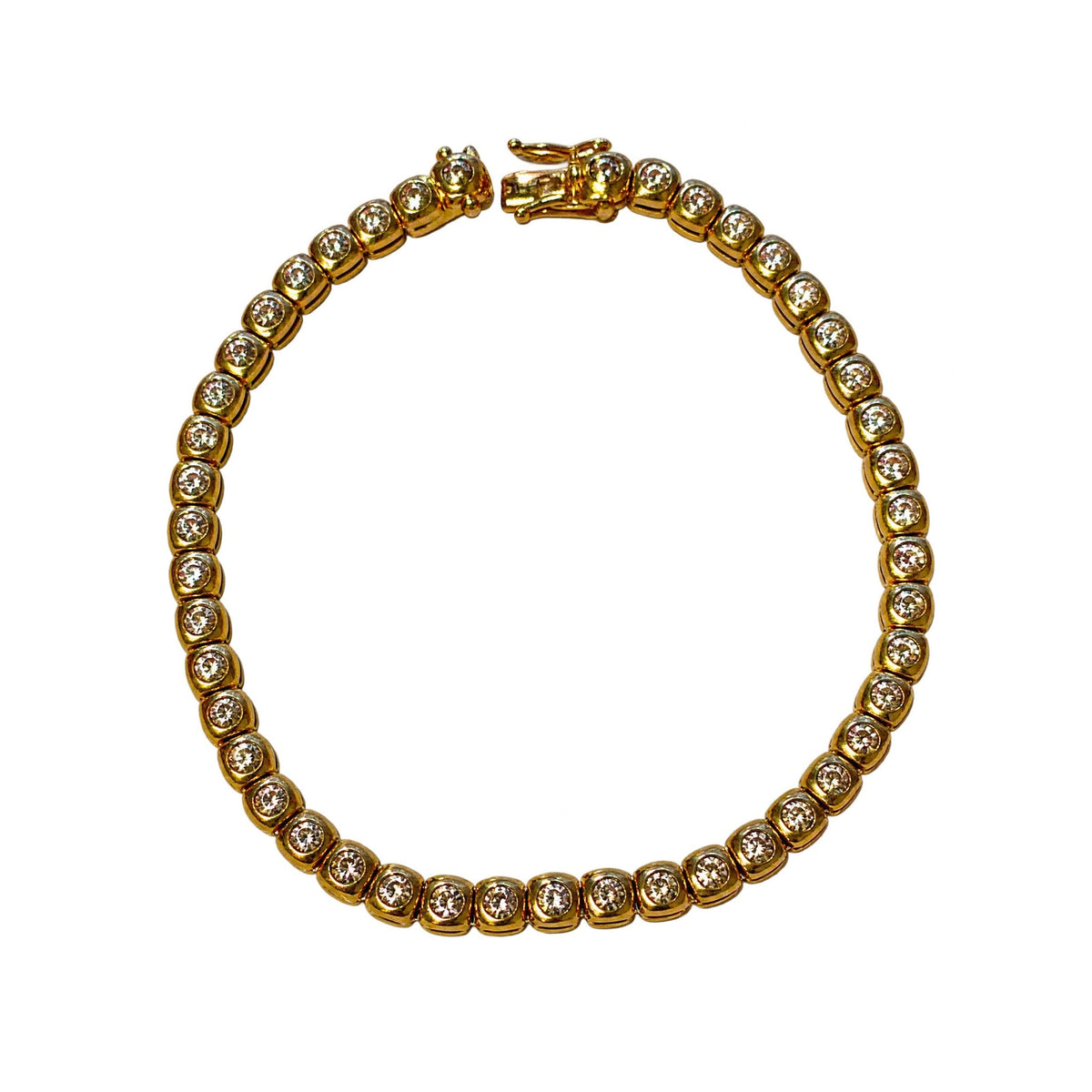 Pulsera Oro con Brilliantes - Mercurio Subastas